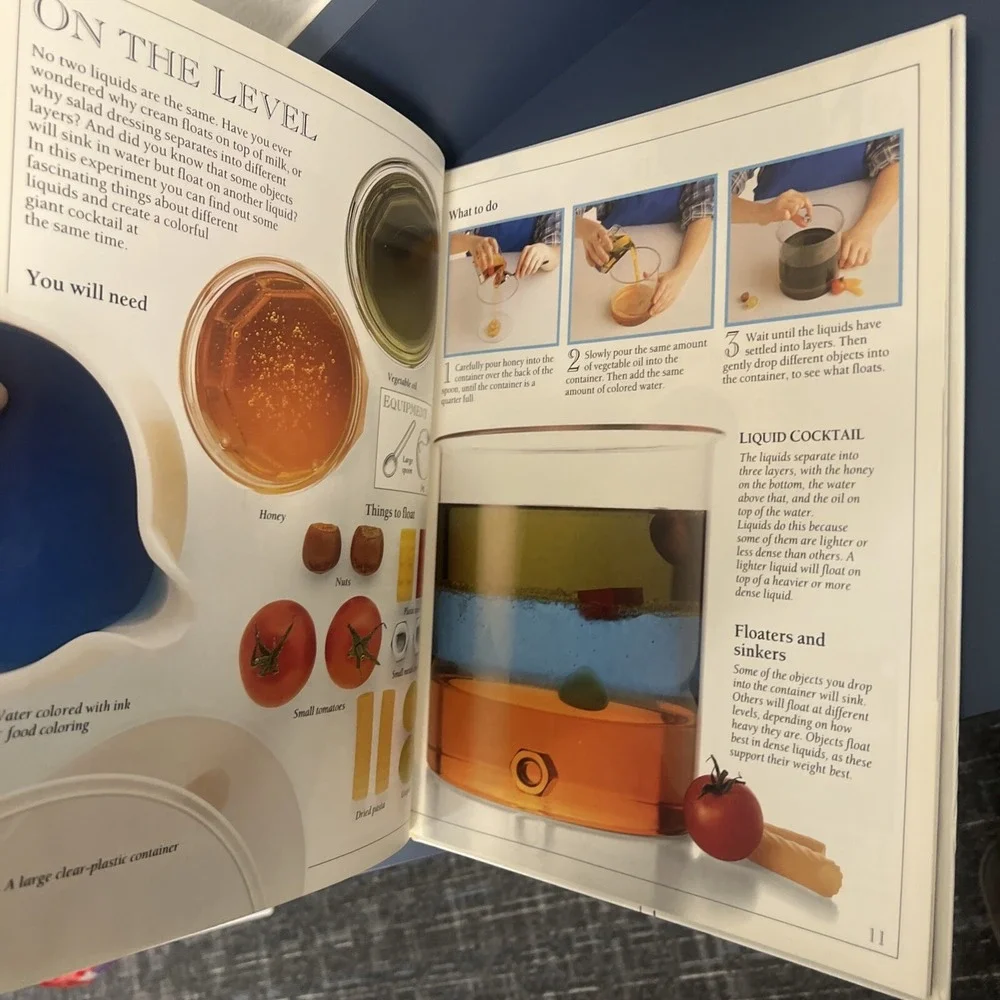 My First Science Book Simple Experiments Homeschooling Science Fair Laboratory